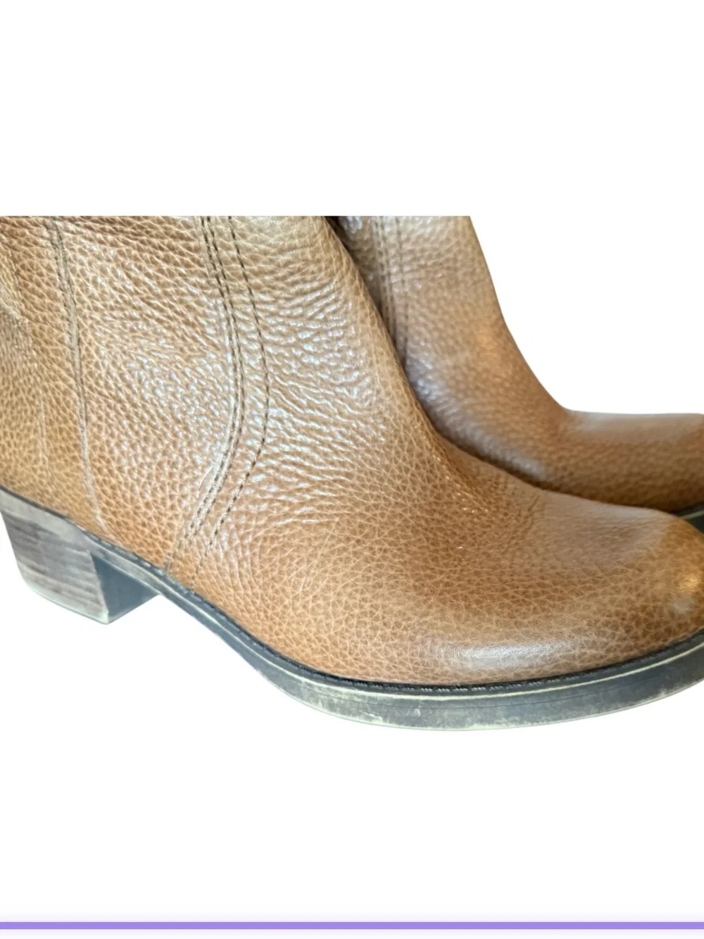 Classic Tall Women's Brown Leather Riding Boots  by Lucky Brand Size 8